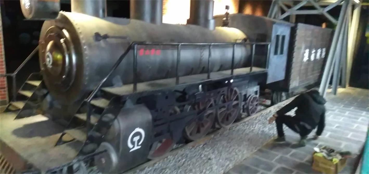 长顺县蒸汽火车模型